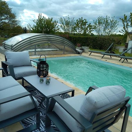 Maison/Villa Avec Piscine Privee Gite Brain D'Eau La Chapelle-de-Brain Kültér fotó