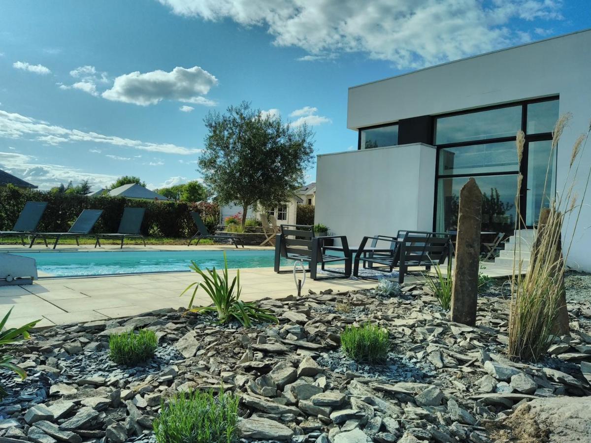 Maison/Villa Avec Piscine Privee Gite Brain D'Eau La Chapelle-de-Brain Kültér fotó